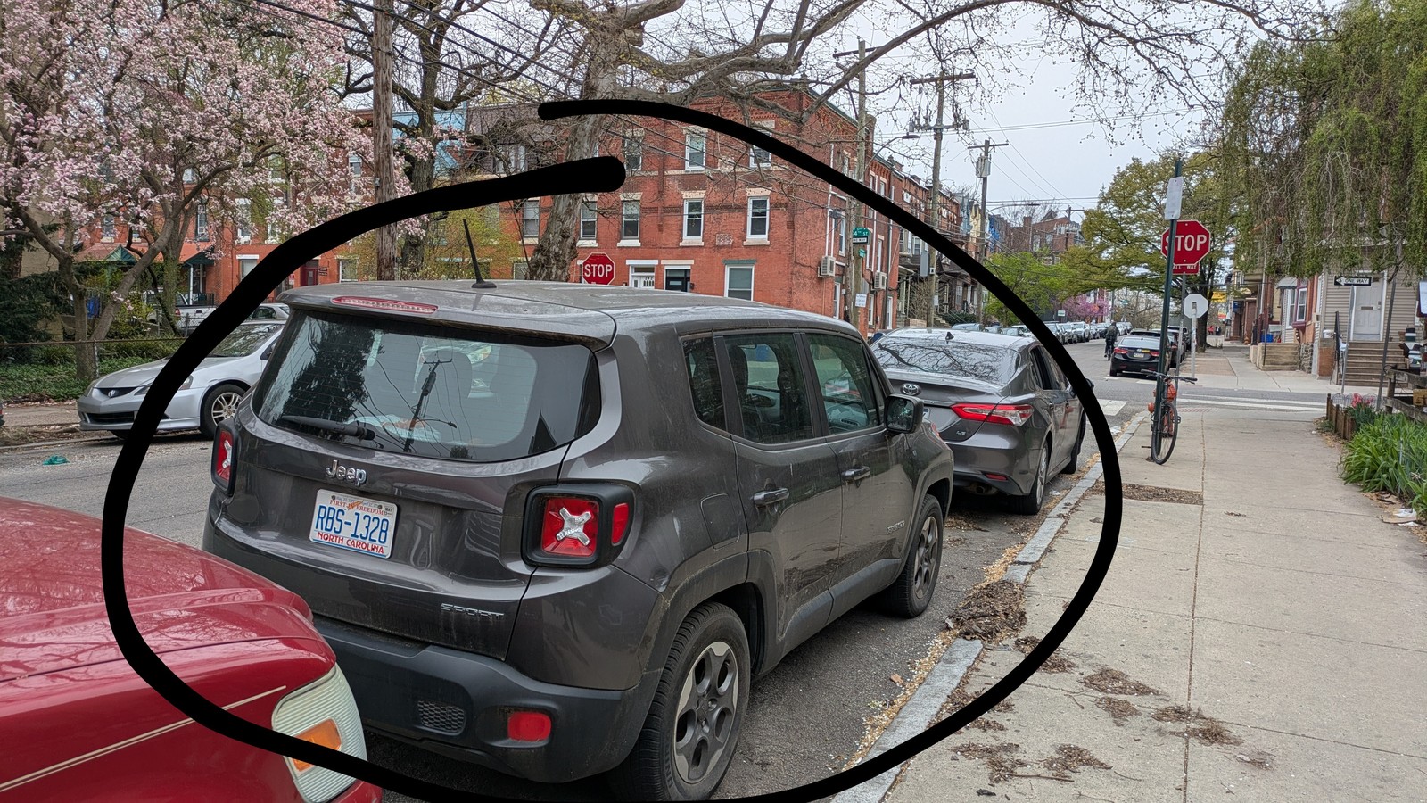Photographic documentation of the work as submitted to the city's 311 record.