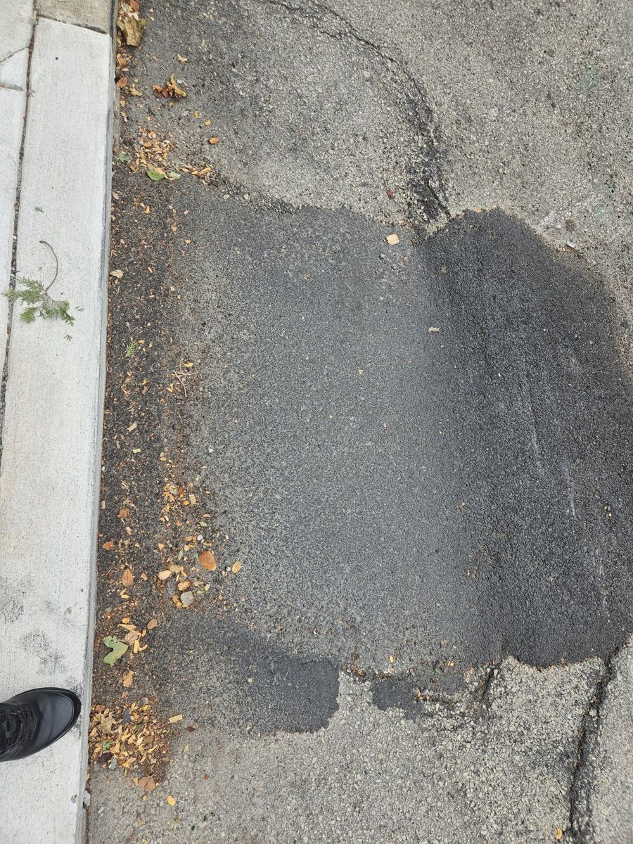 Photographic documentation of the work as submitted to the city's 311 record.