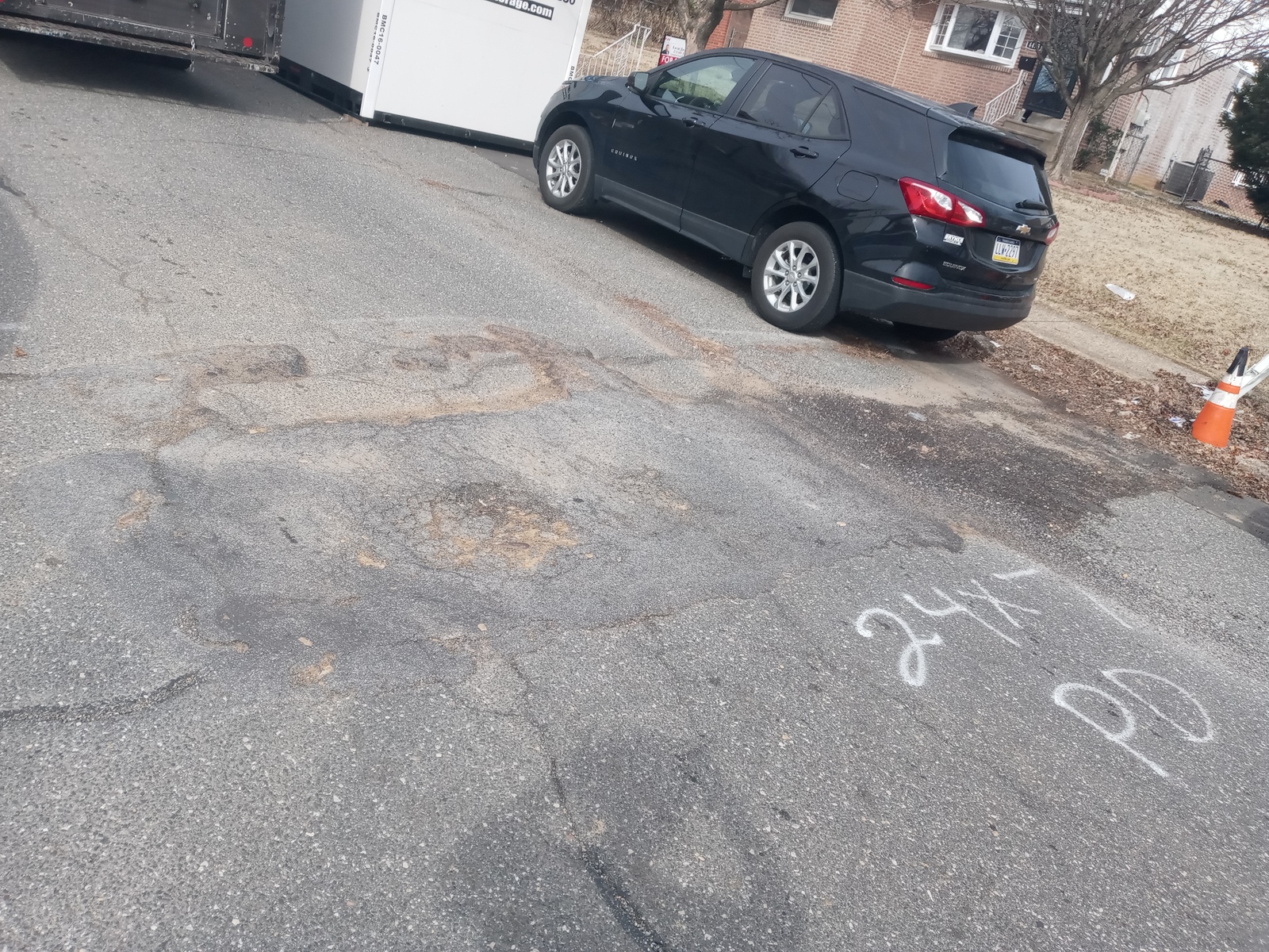 Photographic documentation of the work as submitted to the city's 311 record.