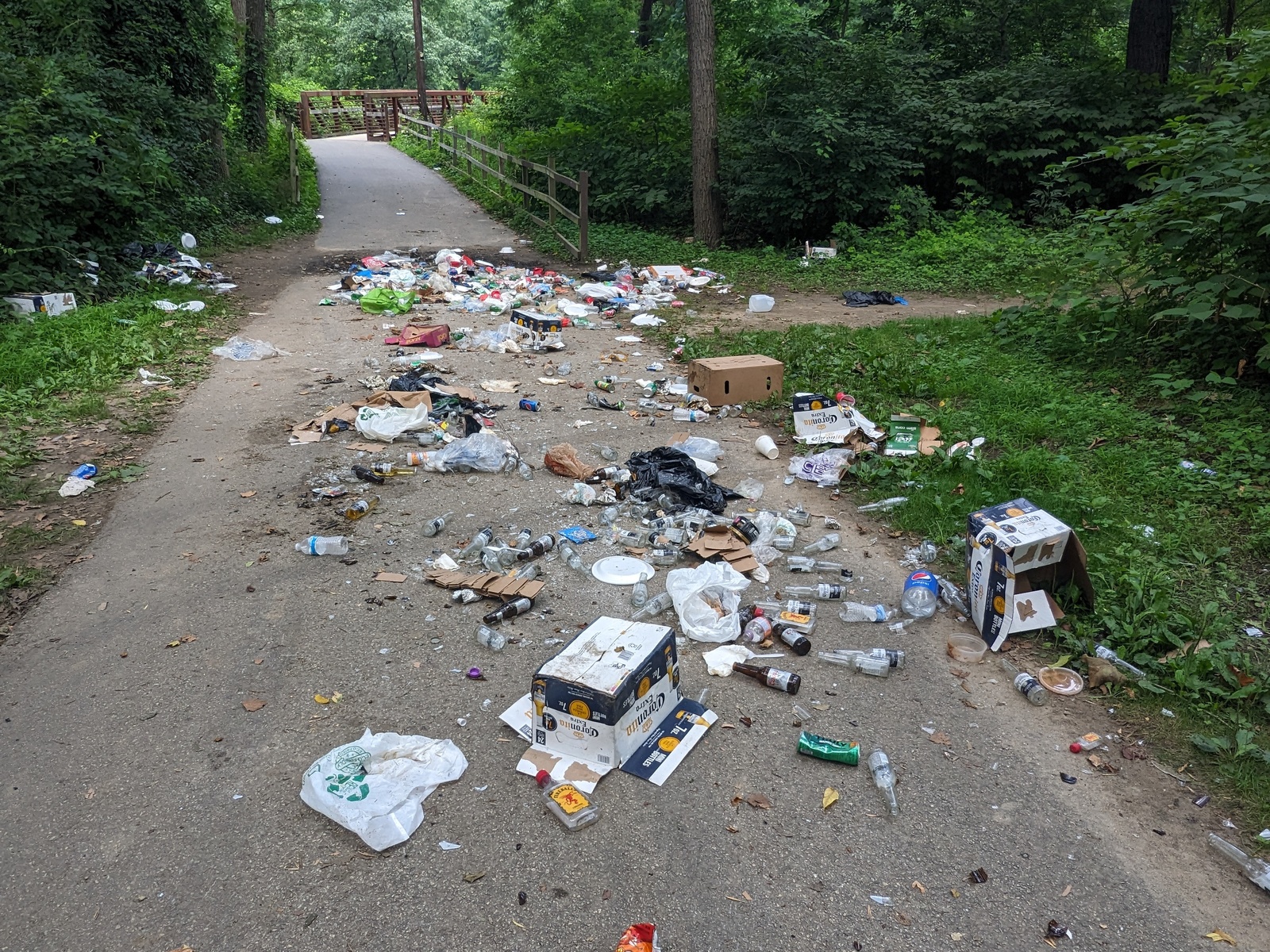 Photographic documentation of the work as submitted to the city's 311 record.
