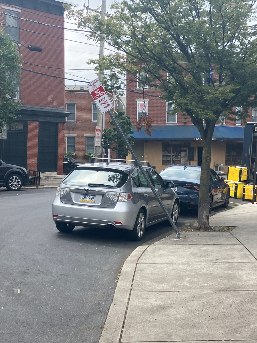 Photographic documentation of the work as submitted to the city's 311 record.