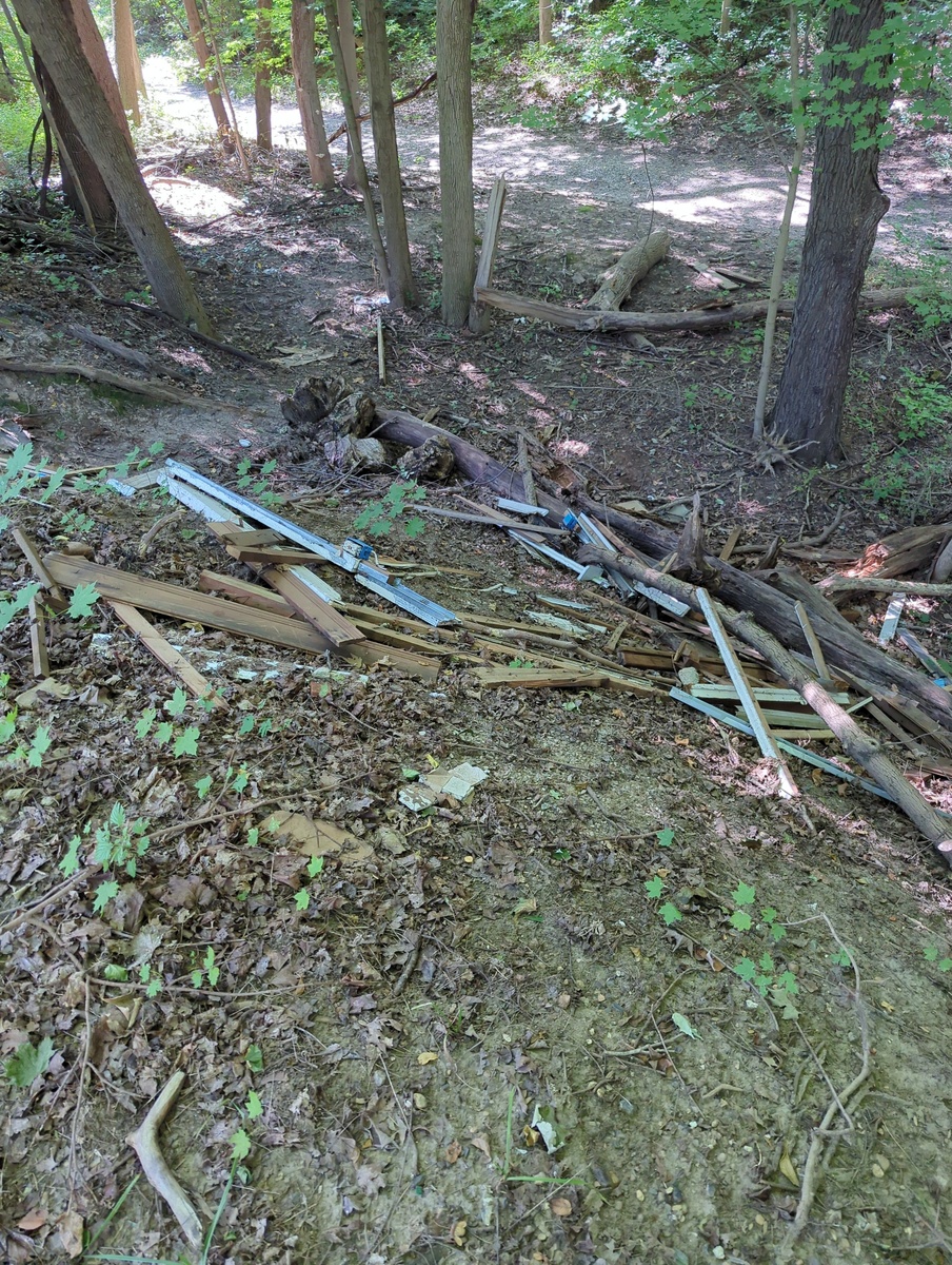 Photographic documentation of the work as submitted to the city's 311 record.