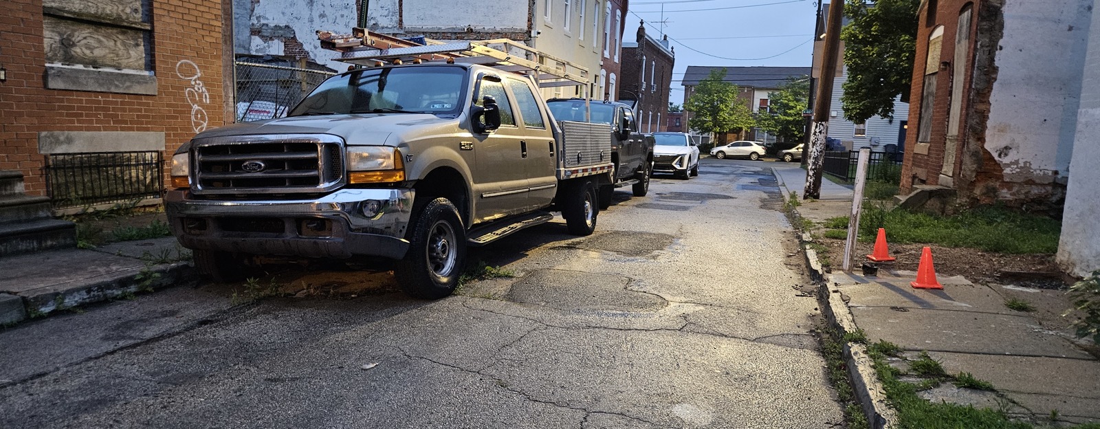 Photographic documentation of the work as submitted to the city's 311 record.