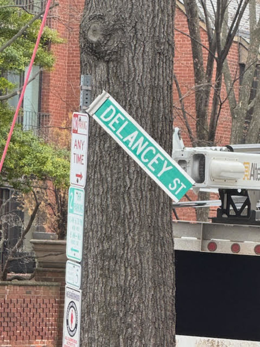 Photographic documentation of the work as submitted to the city's 311 record.