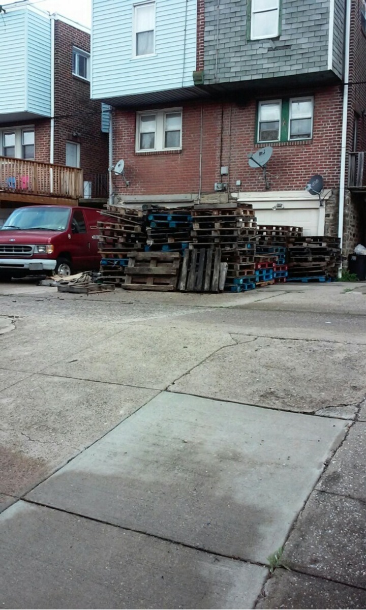 Photographic documentation of the work as submitted to the city's 311 record.