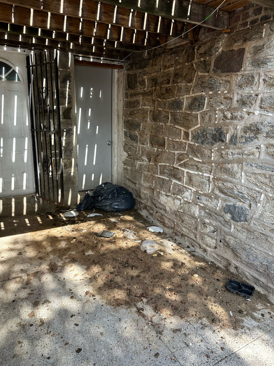 Photographic documentation of the work as submitted to the city's 311 record.