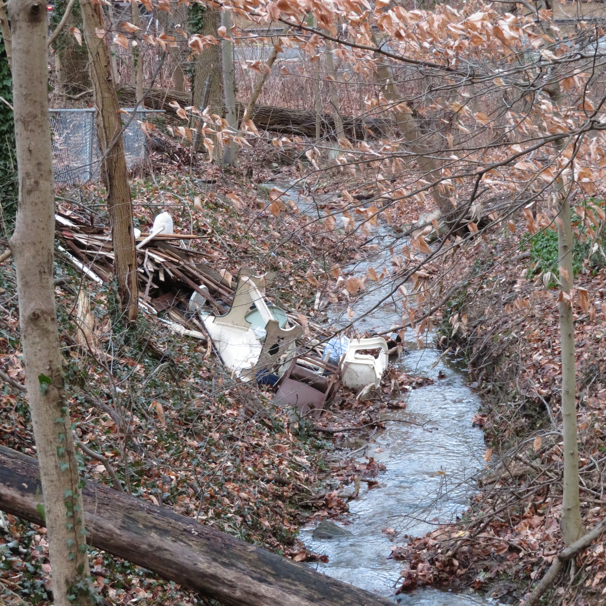 Photographic documentation of the work as submitted to the city's 311 record.