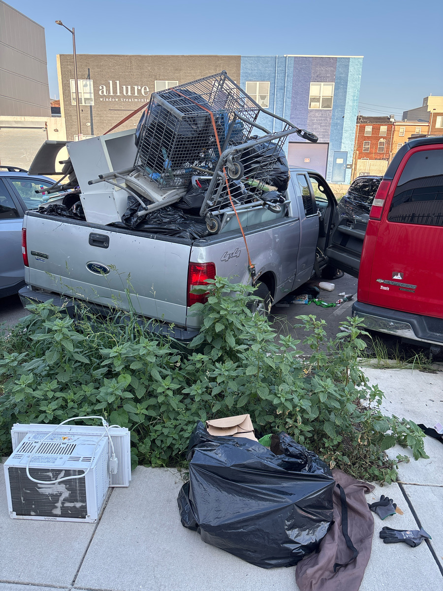 Photographic documentation of the work as submitted to the city's 311 record.