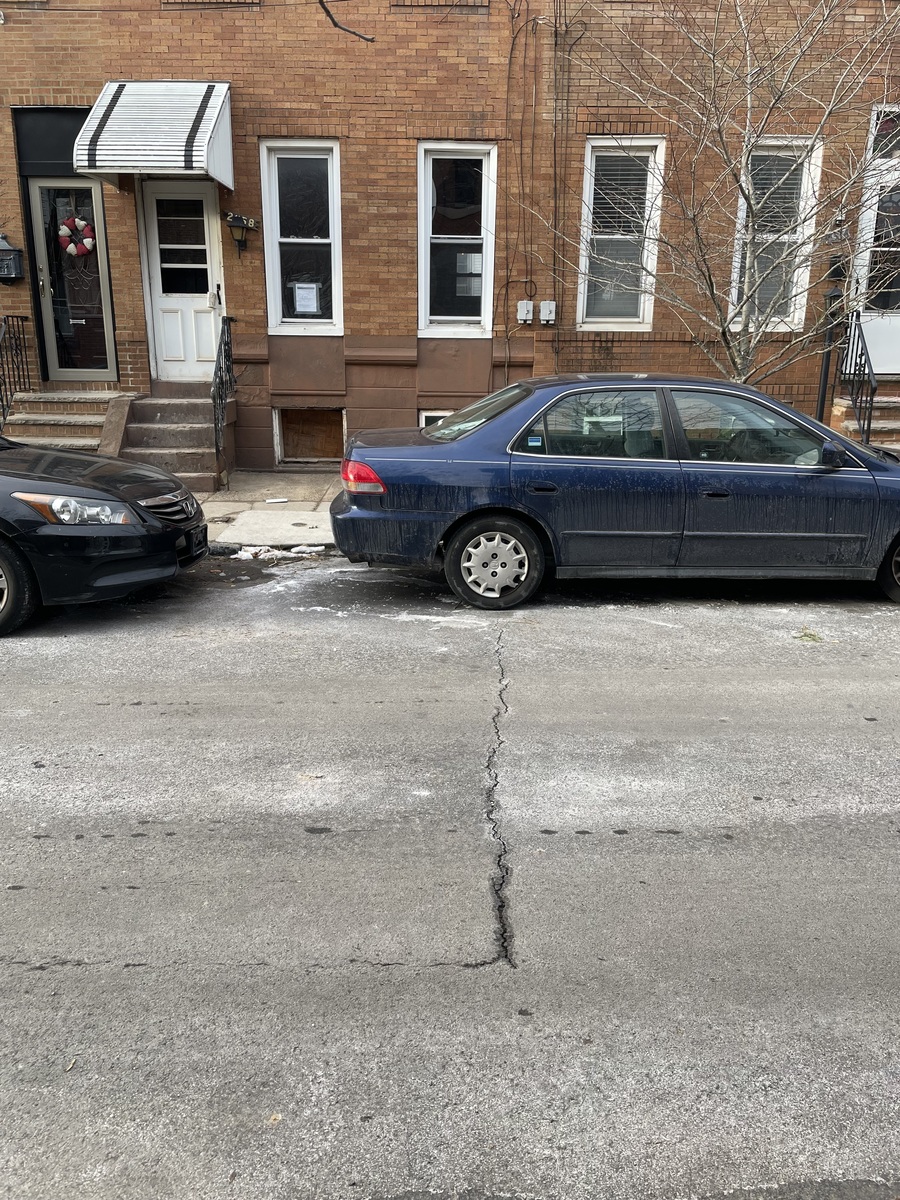 Photographic documentation of the work as submitted to the city's 311 record.