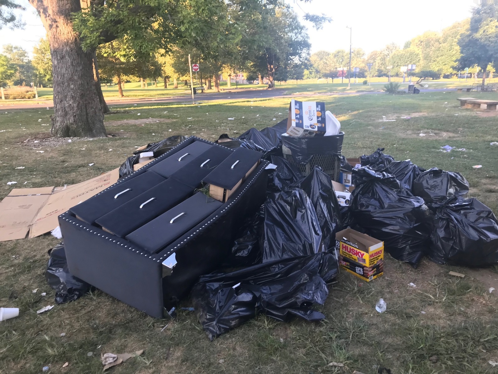 Photographic documentation of the work as submitted to the city's 311 record.