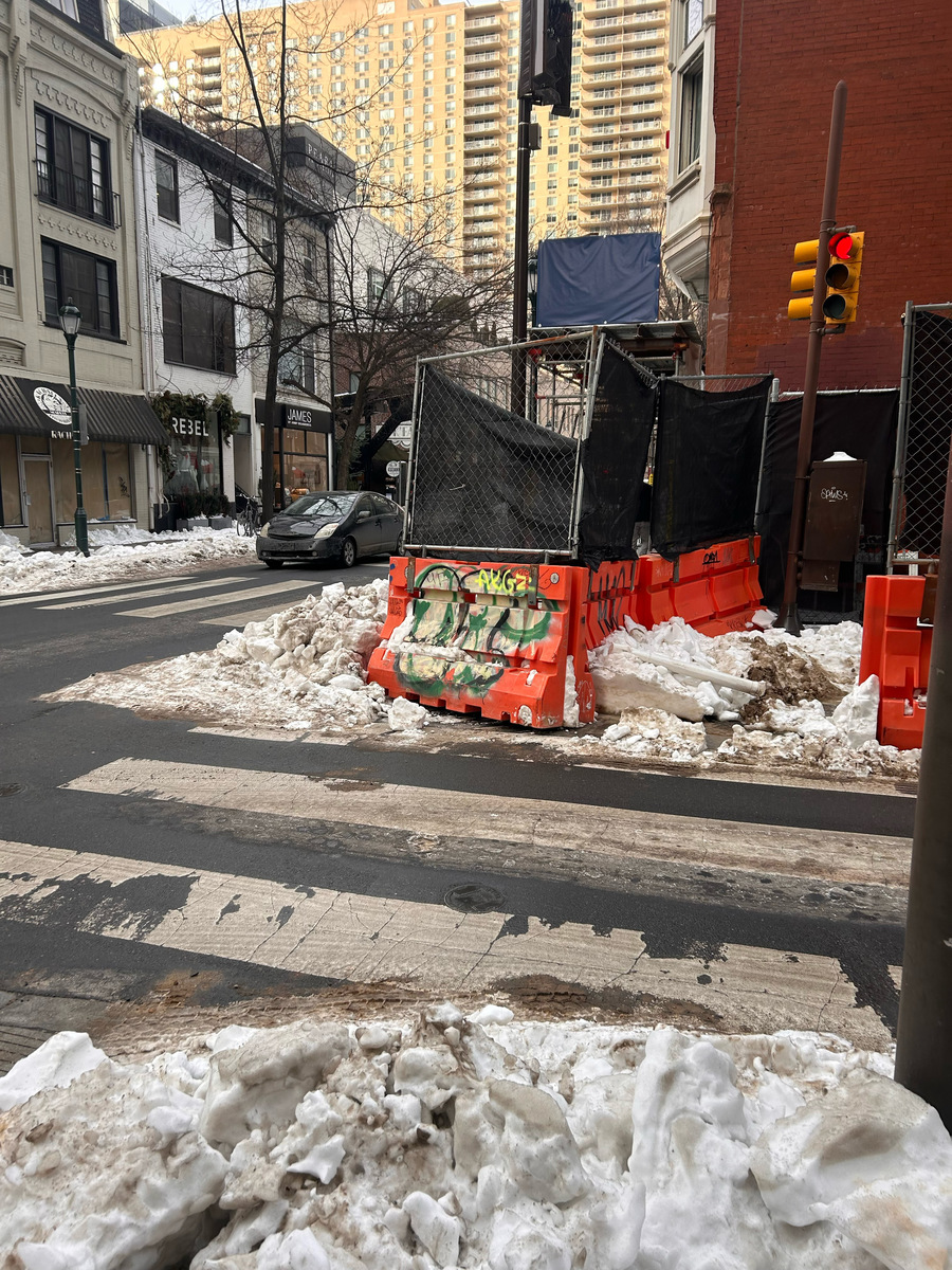 Photographic documentation of the work as submitted to the city's 311 record.