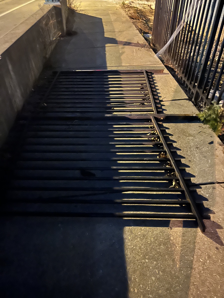 Photographic documentation of the work as submitted to the city's 311 record.