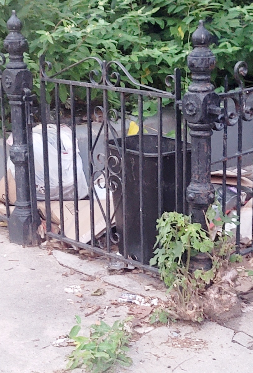 Photographic documentation of the work as submitted to the city's 311 record.