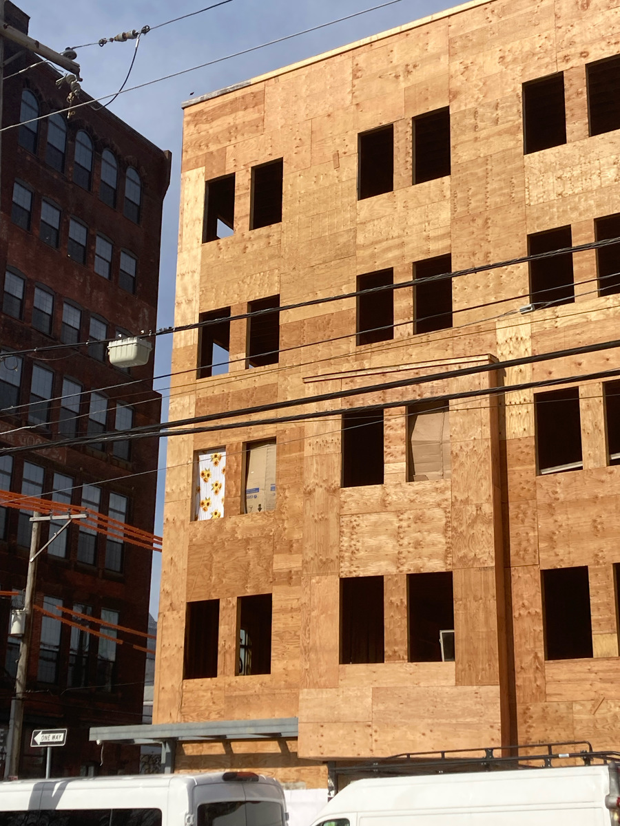 Photographic documentation of the work as submitted to the city's 311 record.