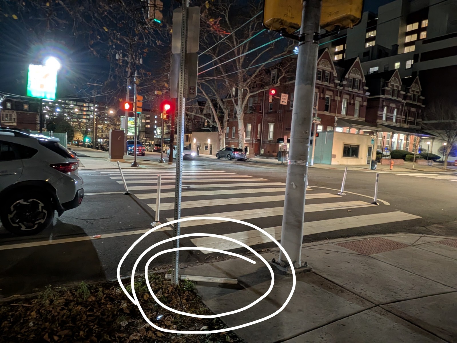 Photographic documentation of the work as submitted to the city's 311 record.