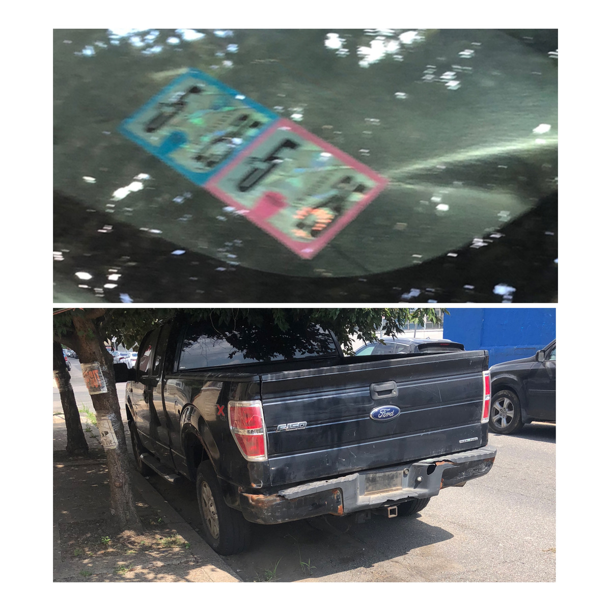 Photographic documentation of the work as submitted to the city's 311 record.