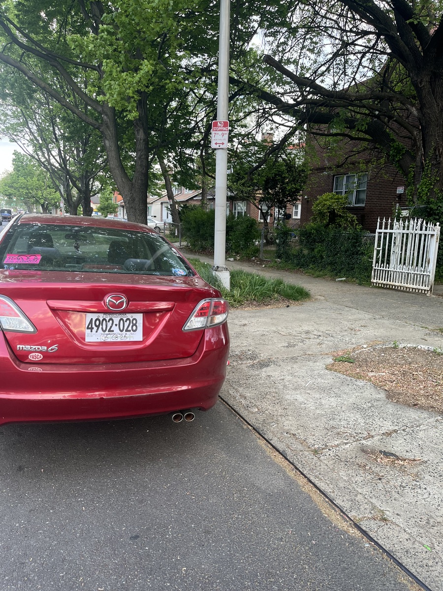Photographic documentation of the work as submitted to the city's 311 record.