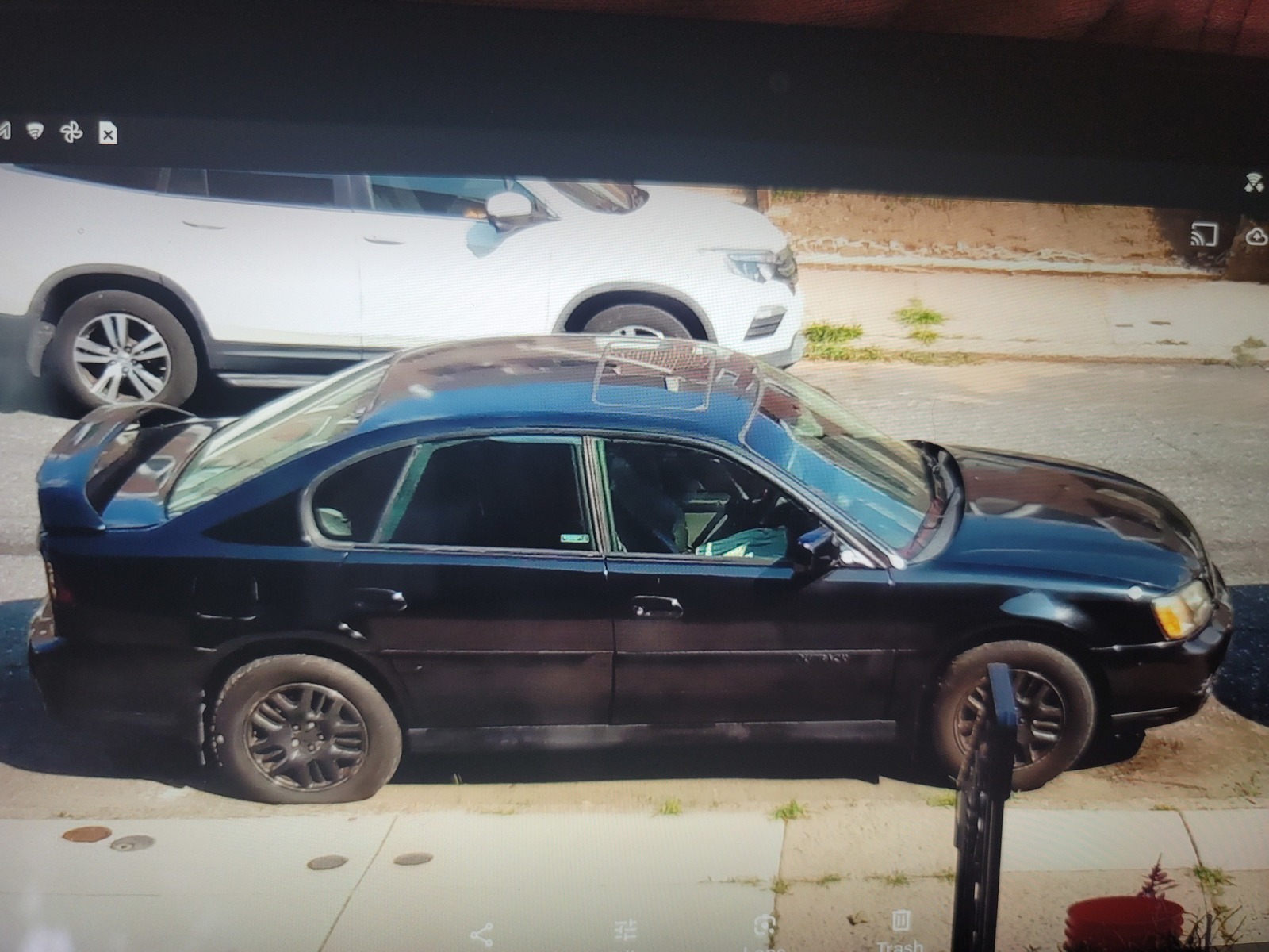 Photographic documentation of the work as submitted to the city's 311 record.