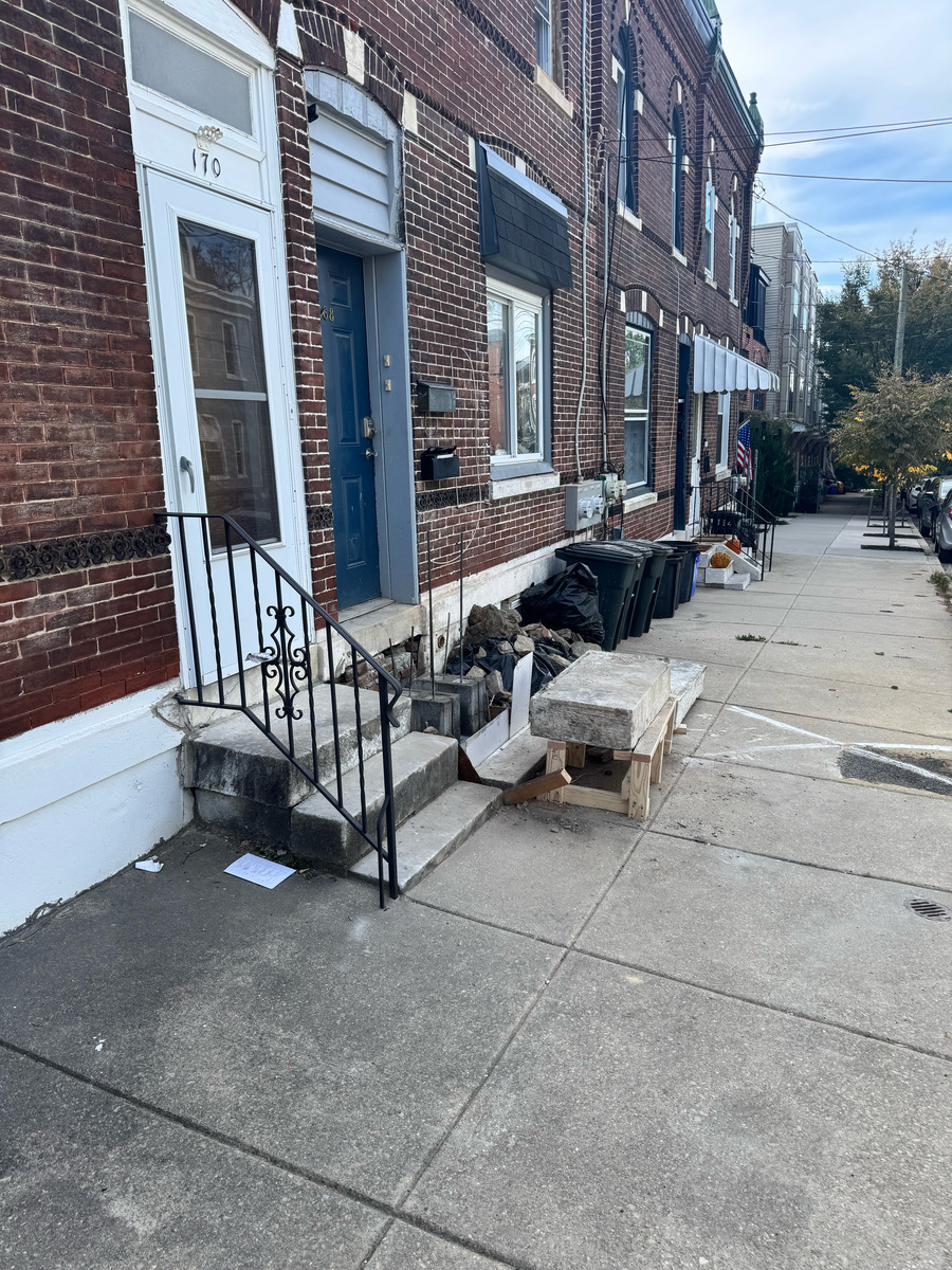 Photographic documentation of the work as submitted to the city's 311 record.