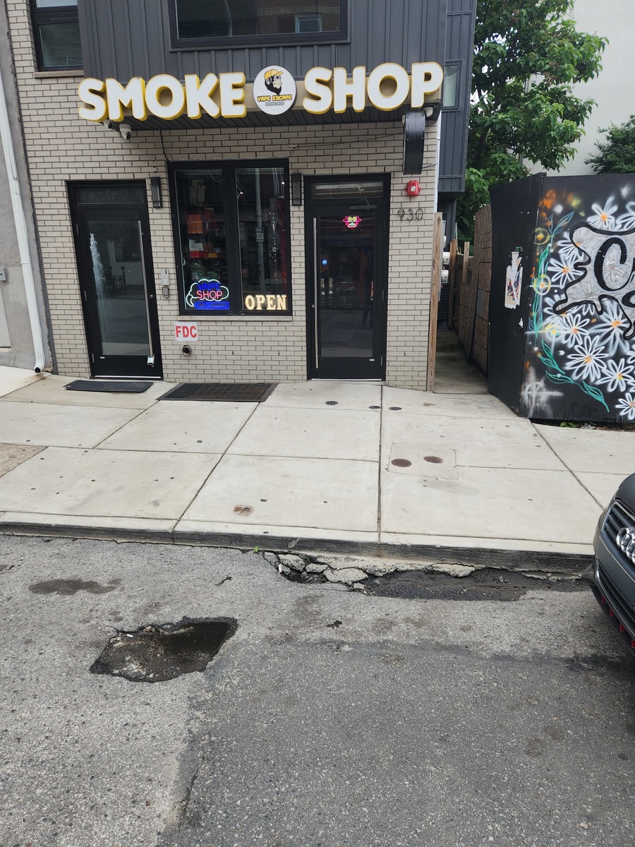Photographic documentation of the work as submitted to the city's 311 record.