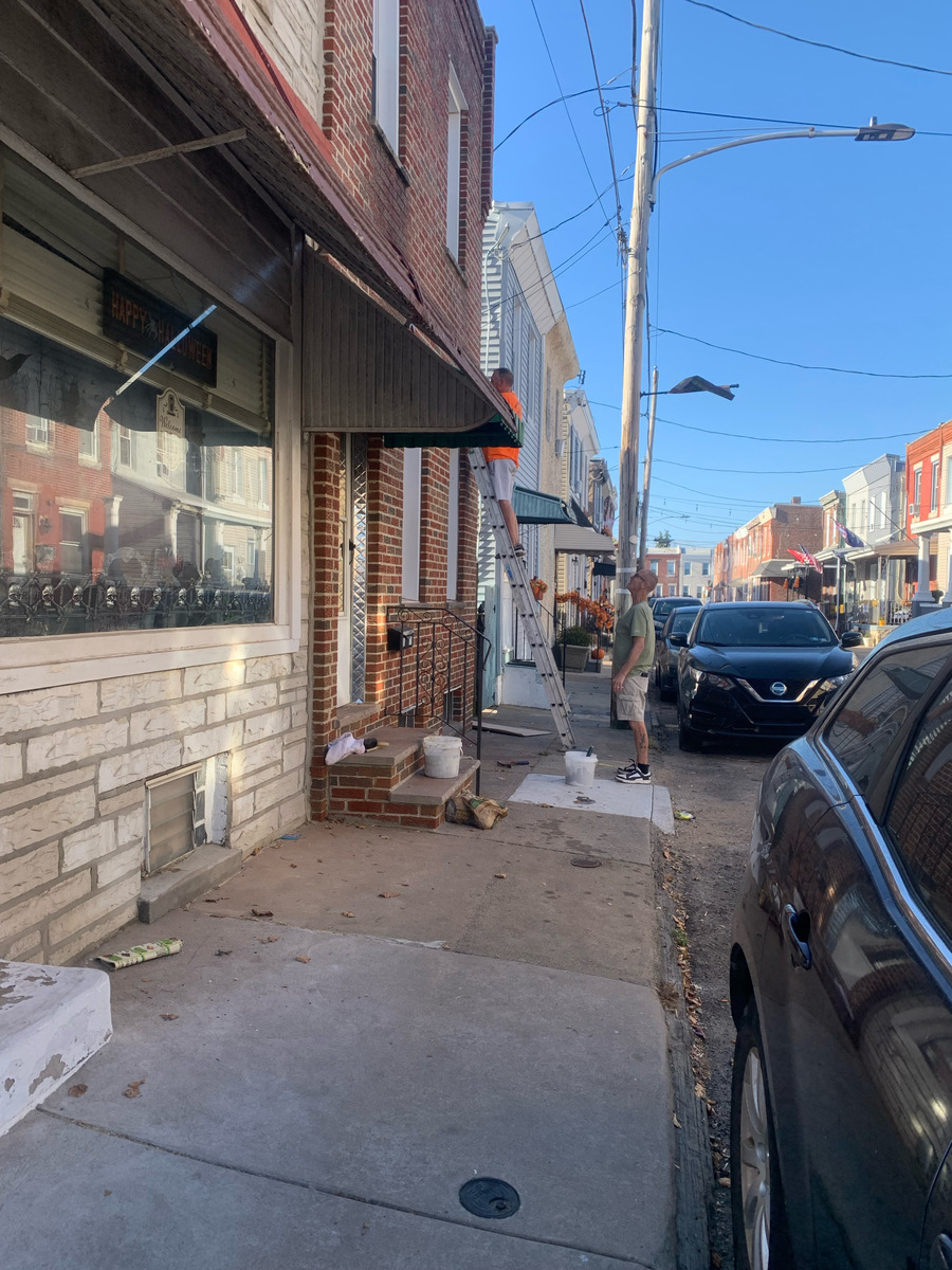Photographic documentation of the work as submitted to the city's 311 record.