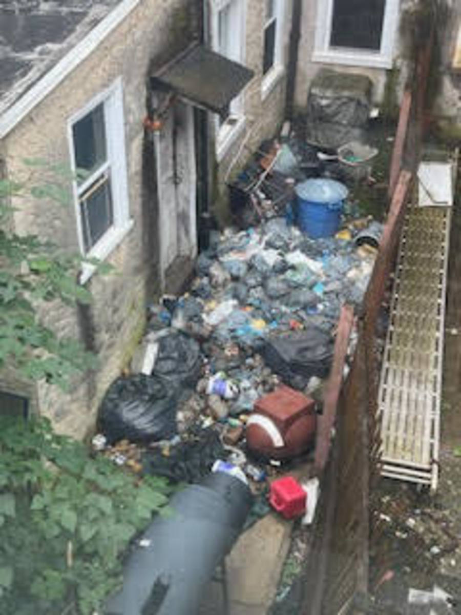 Photographic documentation of the work as submitted to the city's 311 record.