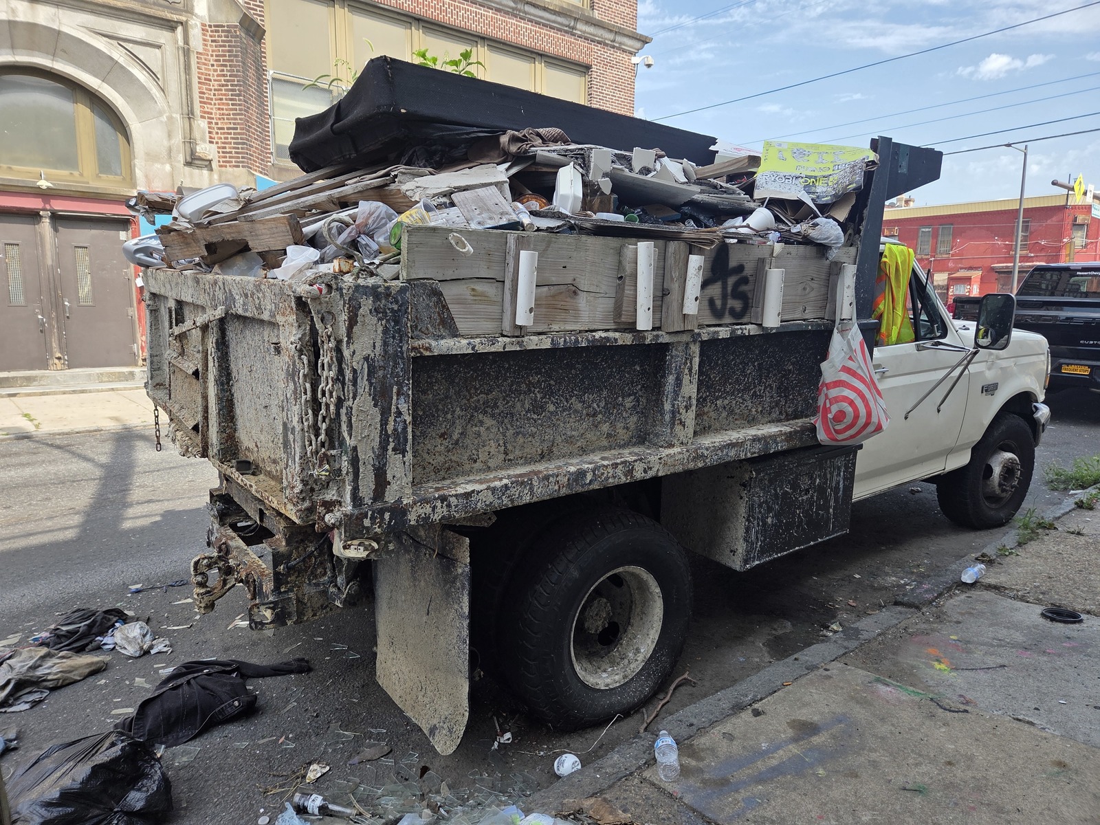 Photographic documentation of the work as submitted to the city's 311 record.