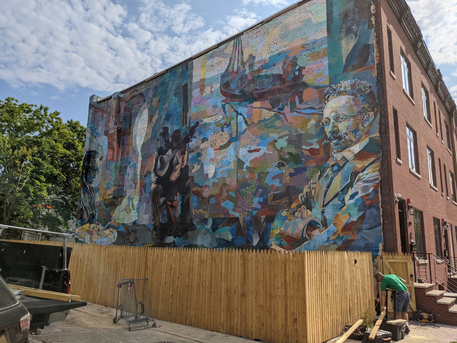 Photographic documentation of the work as submitted to the city's 311 record.