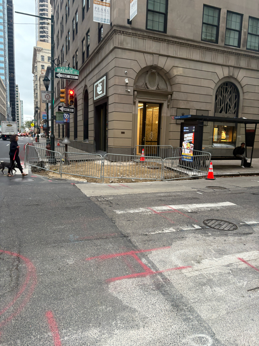 Photographic documentation of the work as submitted to the city's 311 record.