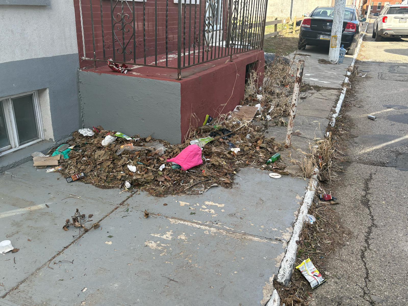 Photographic documentation of the work as submitted to the city's 311 record.