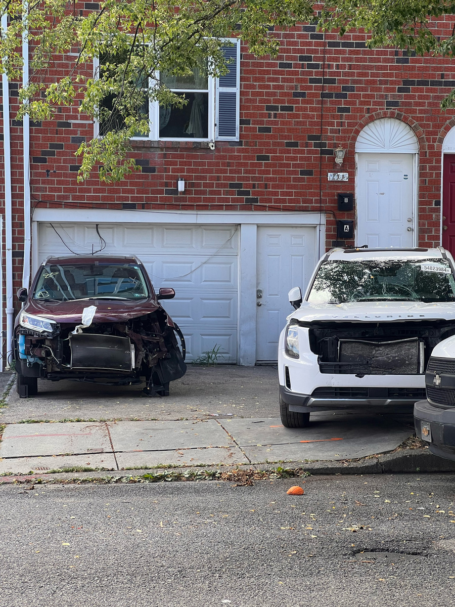 Photographic documentation of the work as submitted to the city's 311 record.