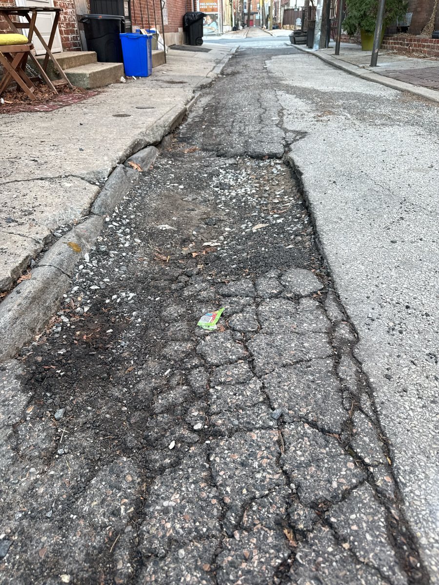 Photographic documentation of the work as submitted to the city's 311 record.