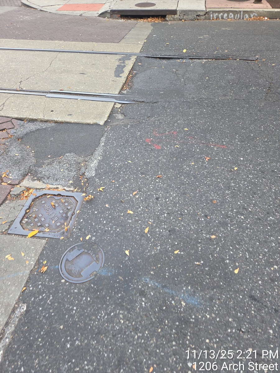 Photographic documentation of the work as submitted to the city's 311 record.