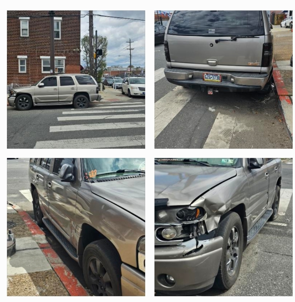 Photographic documentation of the work as submitted to the city's 311 record.