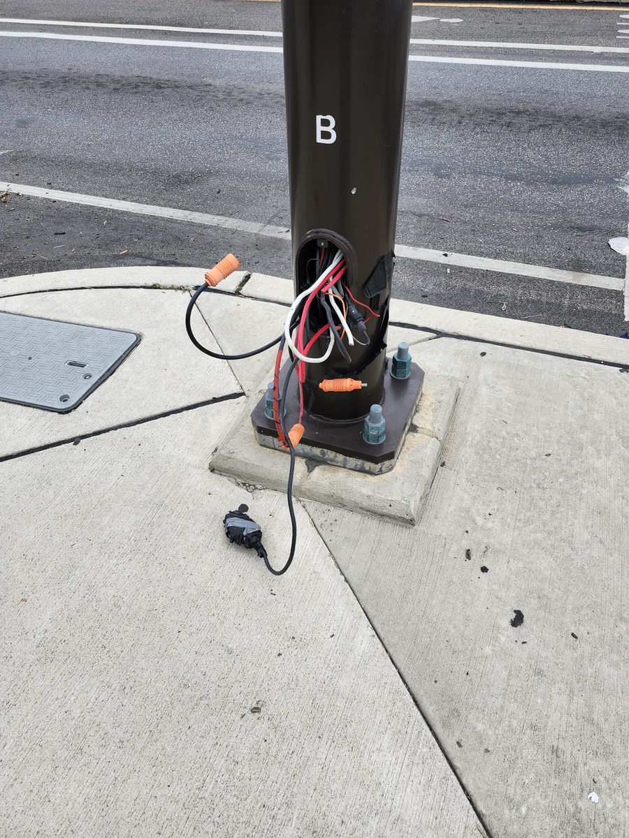 Photographic documentation of the work as submitted to the city's 311 record.