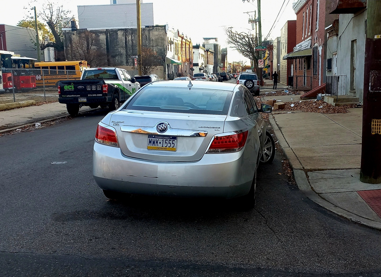 Photographic documentation of the work as submitted to the city's 311 record.