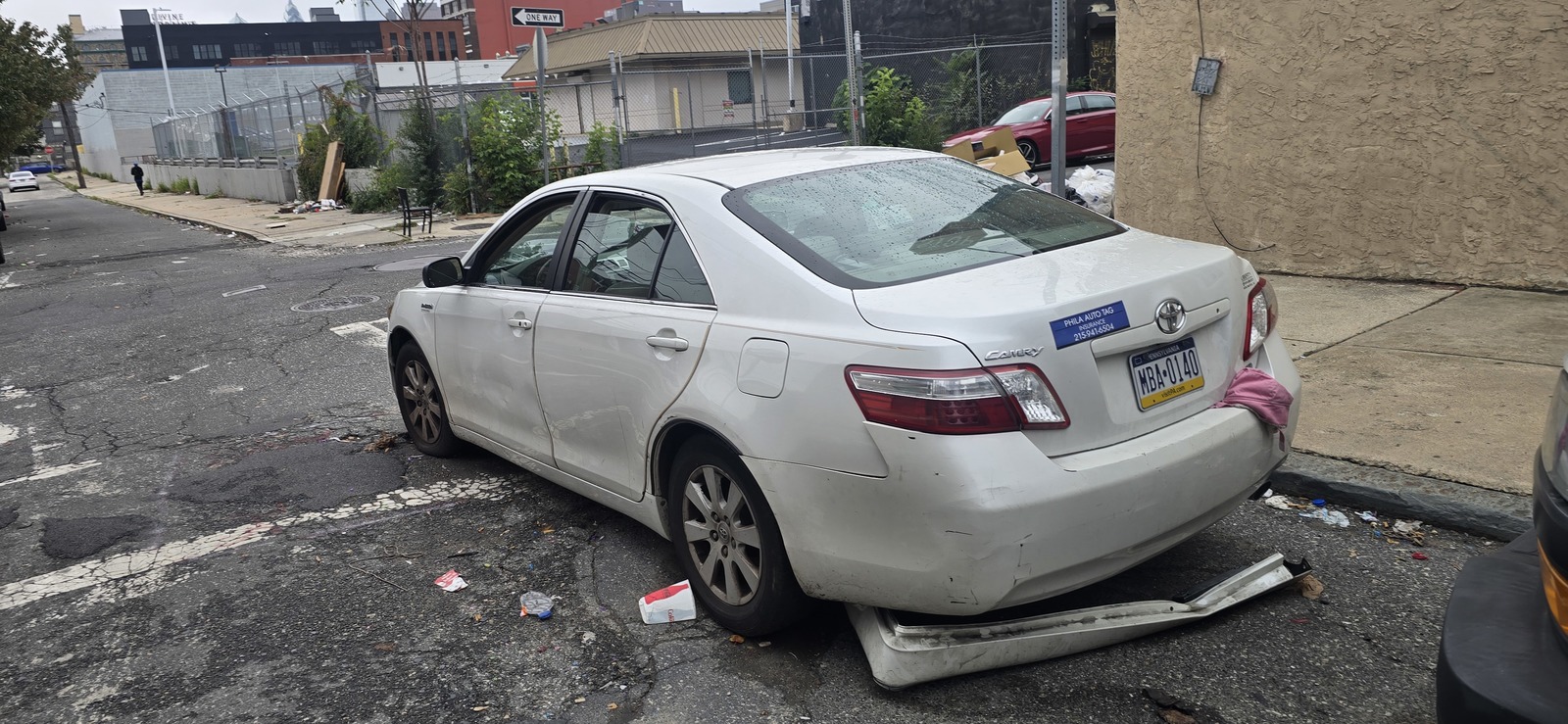 Photographic documentation of the work as submitted to the city's 311 record.