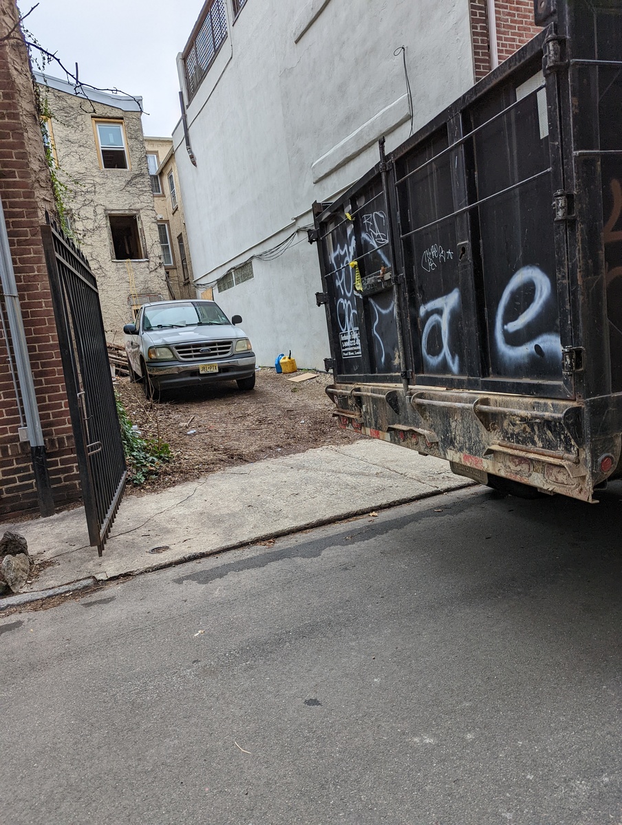 Photographic documentation of the work as submitted to the city's 311 record.