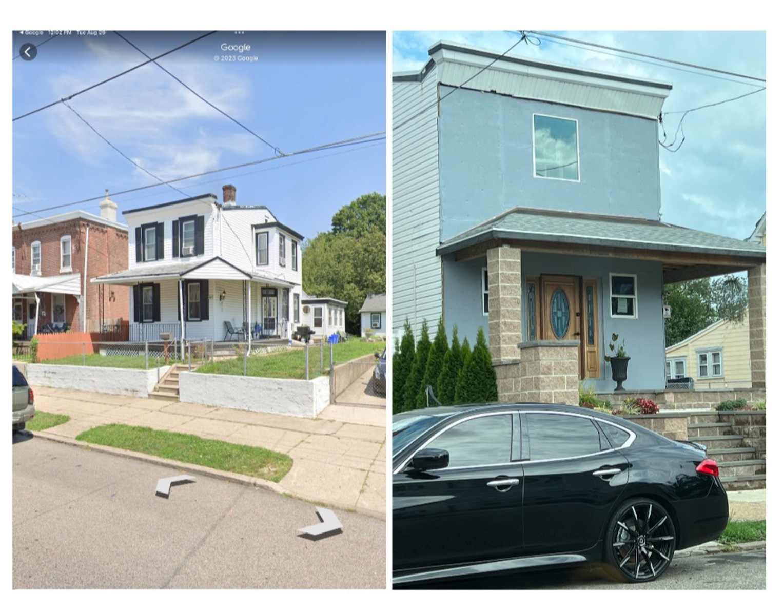 Photographic documentation of the work as submitted to the city's 311 record.