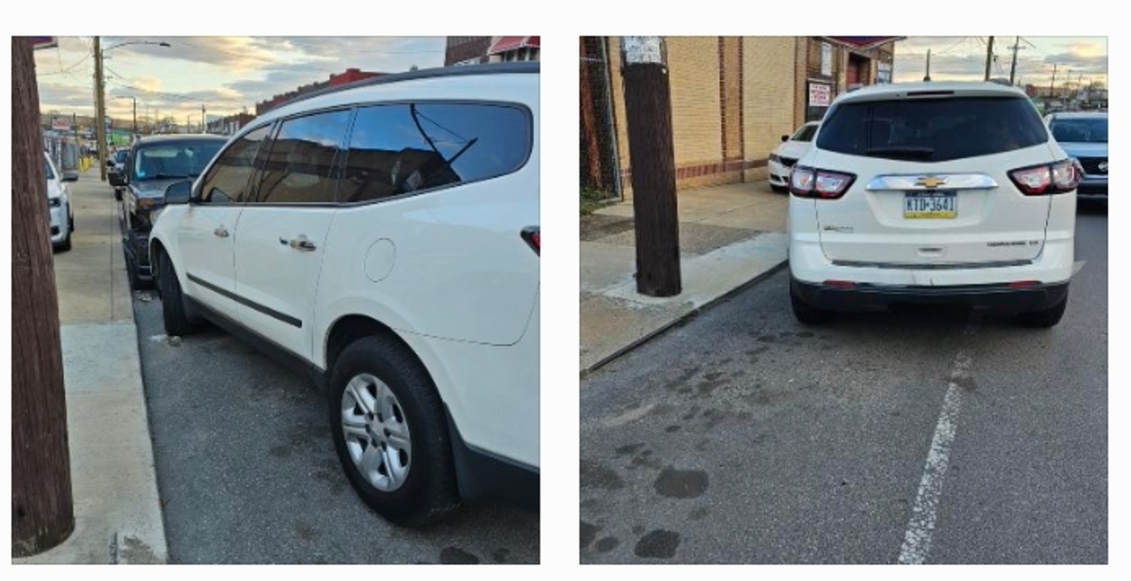 Photographic documentation of the work as submitted to the city's 311 record.