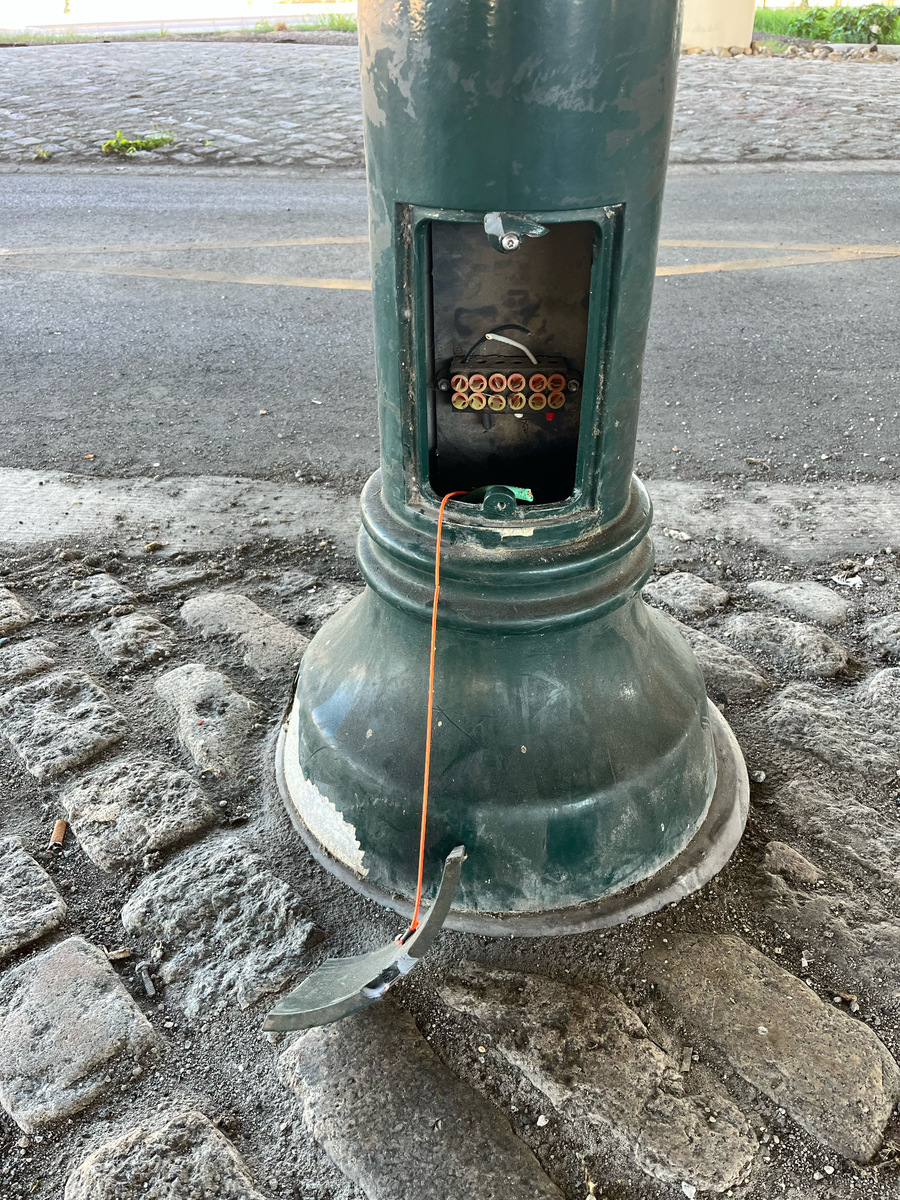 Photographic documentation of the work as submitted to the city's 311 record.