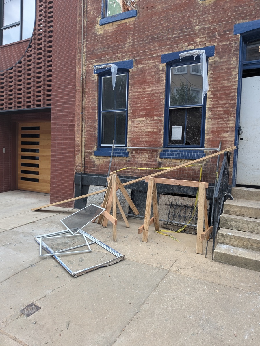 Photographic documentation of the work as submitted to the city's 311 record.