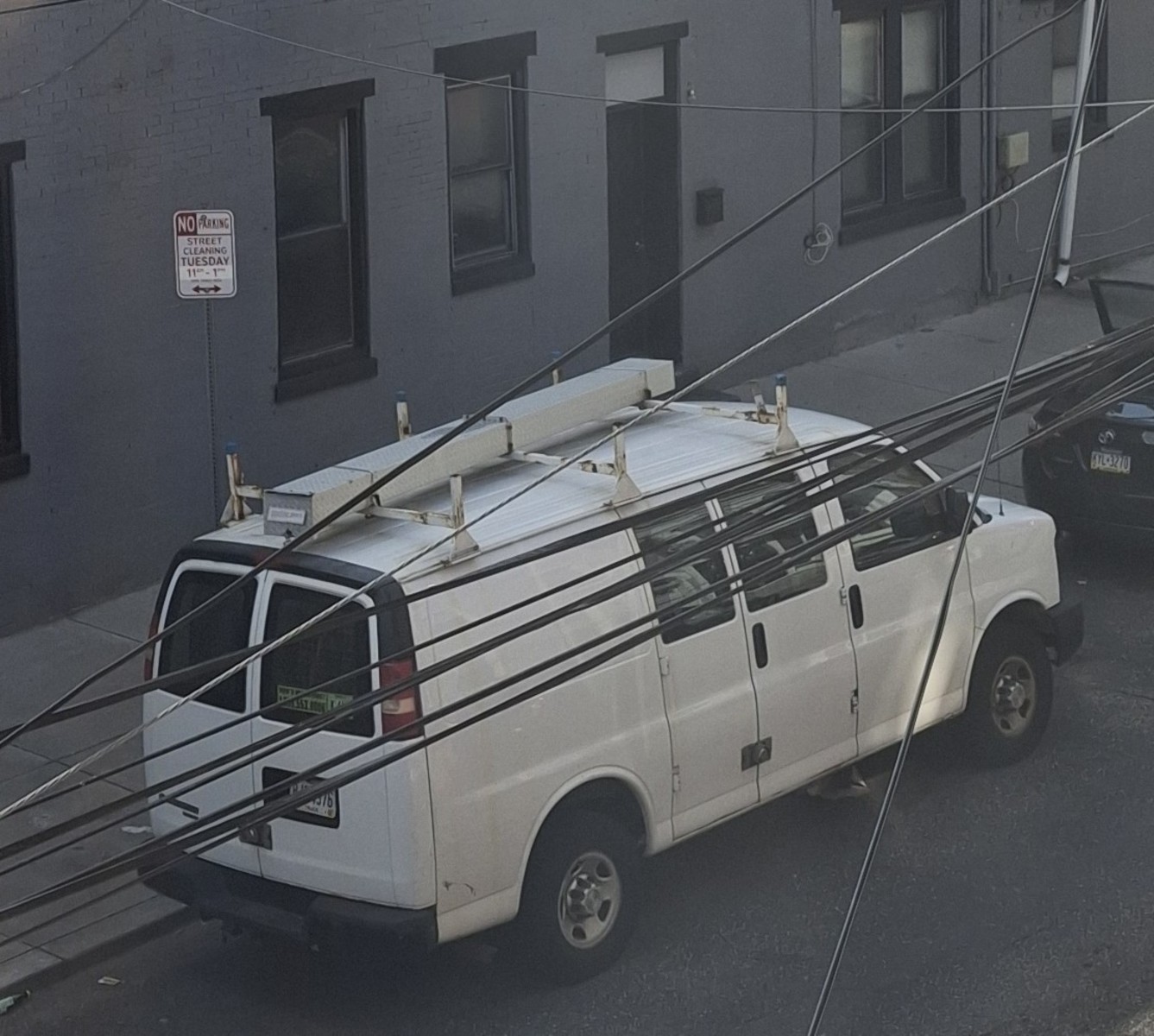 Photographic documentation of the work as submitted to the city's 311 record.