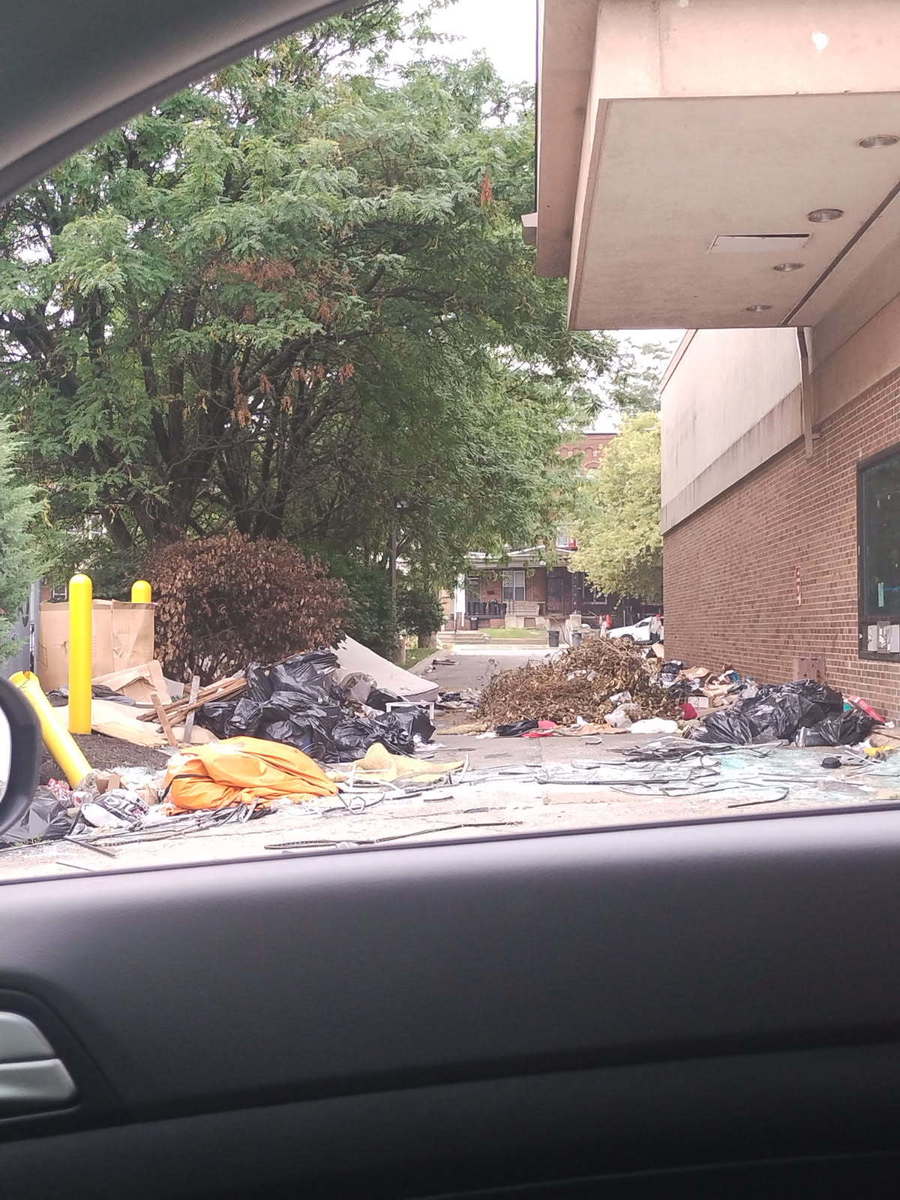 Photographic documentation of the work as submitted to the city's 311 record.