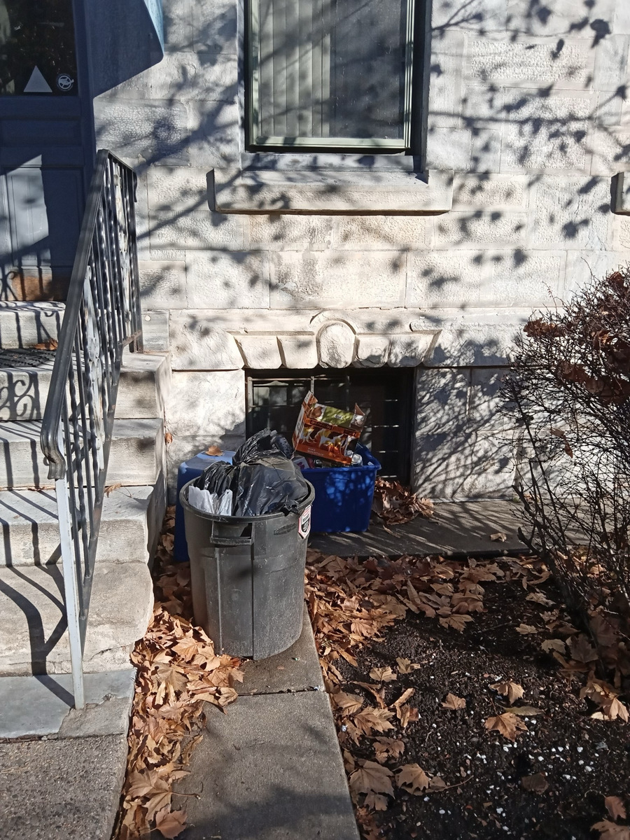 Photographic documentation of the work as submitted to the city's 311 record.