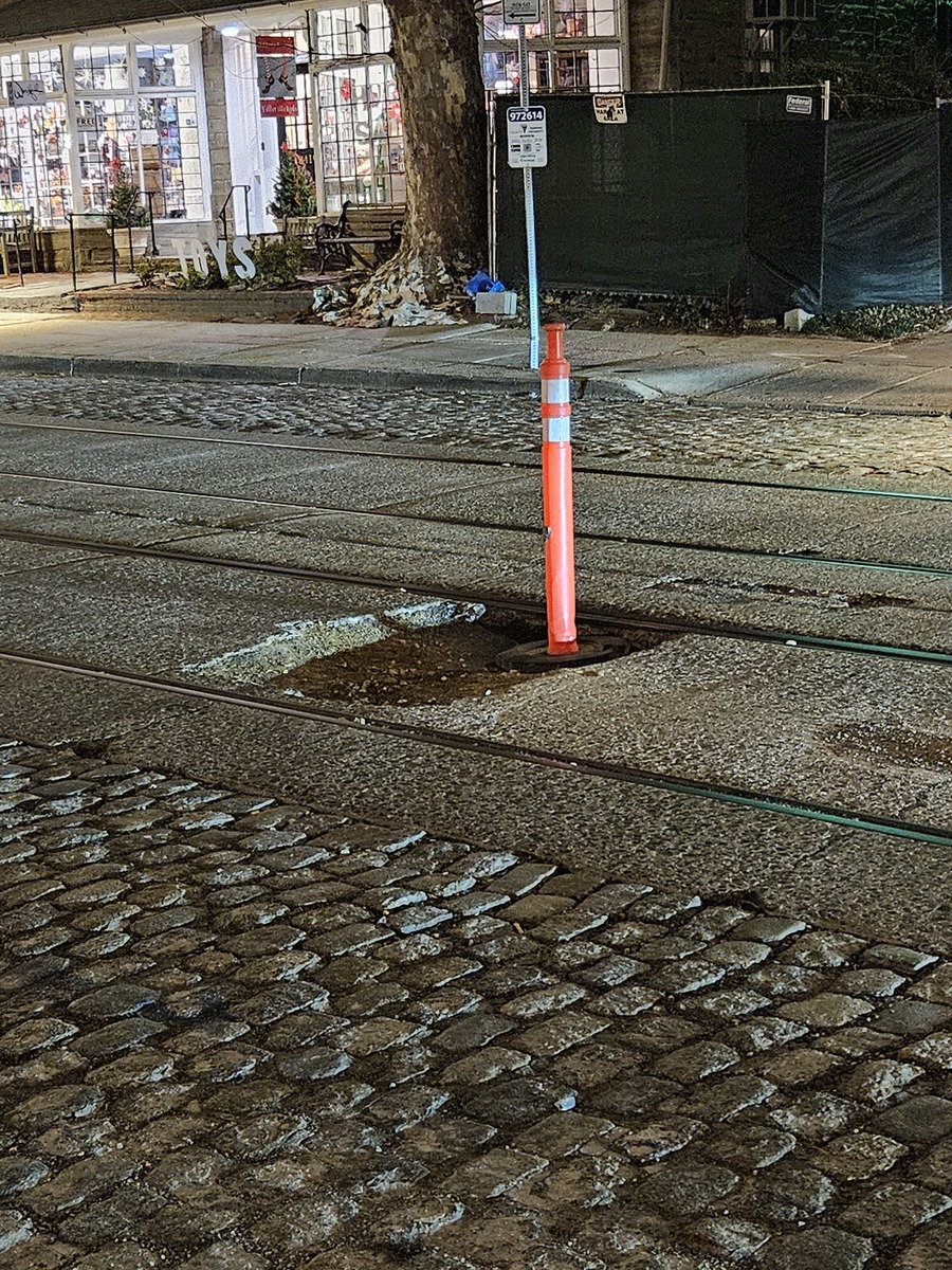Photographic documentation of the work as submitted to the city's 311 record.