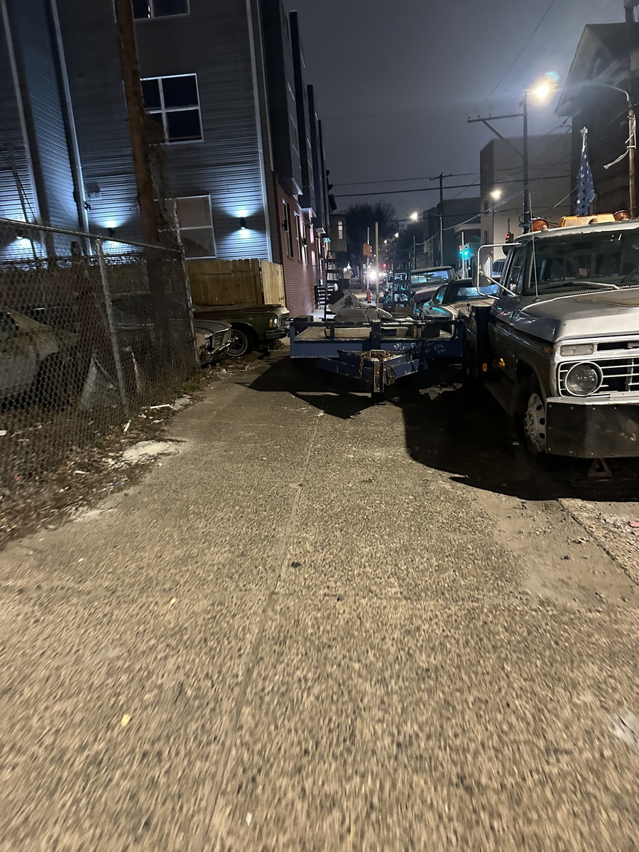 Photographic documentation of the work as submitted to the city's 311 record.