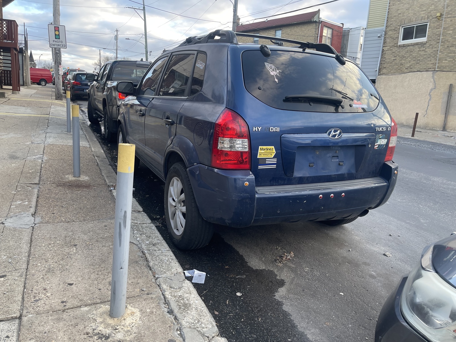Photographic documentation of the work as submitted to the city's 311 record.