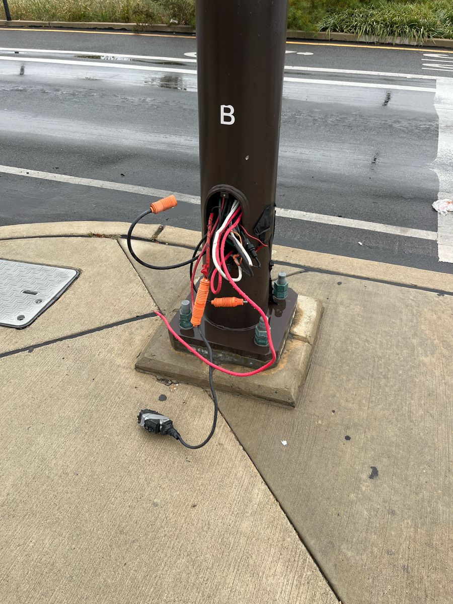Photographic documentation of the work as submitted to the city's 311 record.