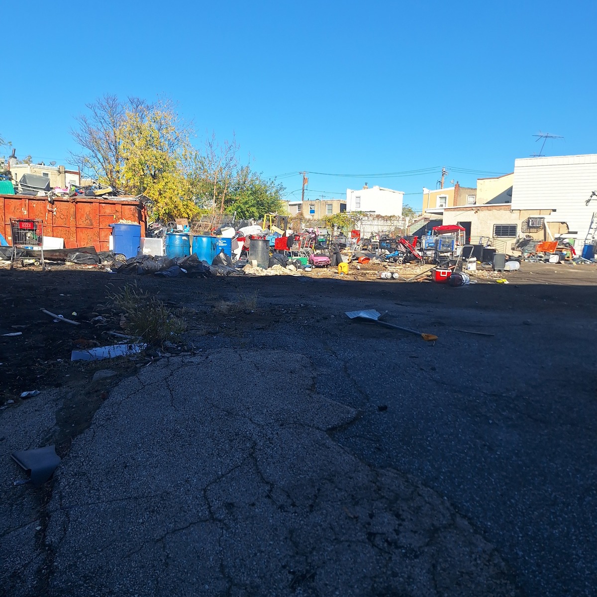 Photographic documentation of the work as submitted to the city's 311 record.